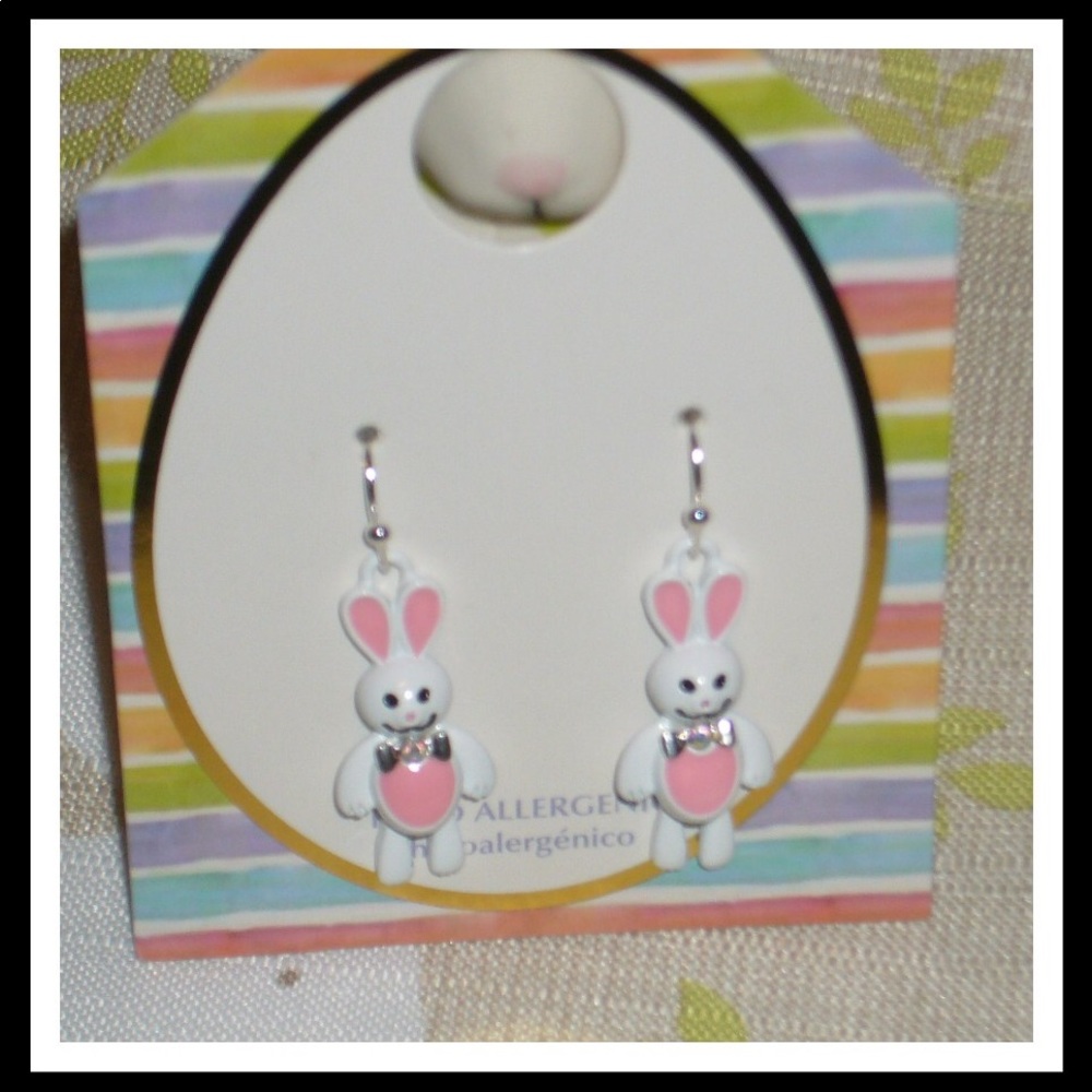 🐇 Easter Dangling Bunny Earrings